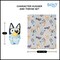 BBC Studios Bluey Fun Silk Touch Throw Blanket 50X60 inches and Hugger Set, 11 inches